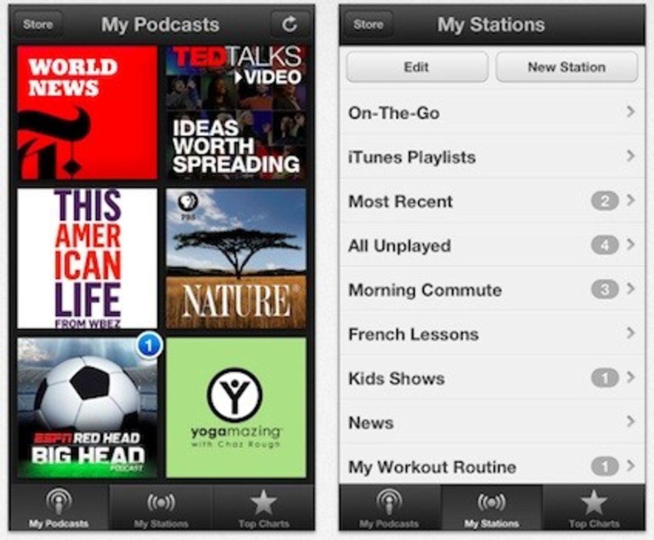 Tre snabba från Apple