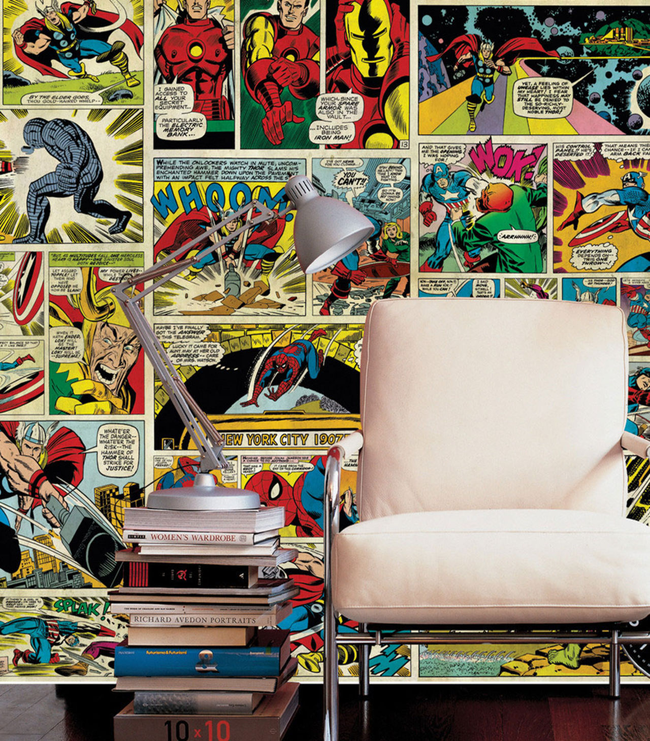 Sätt serietidningen på väggen