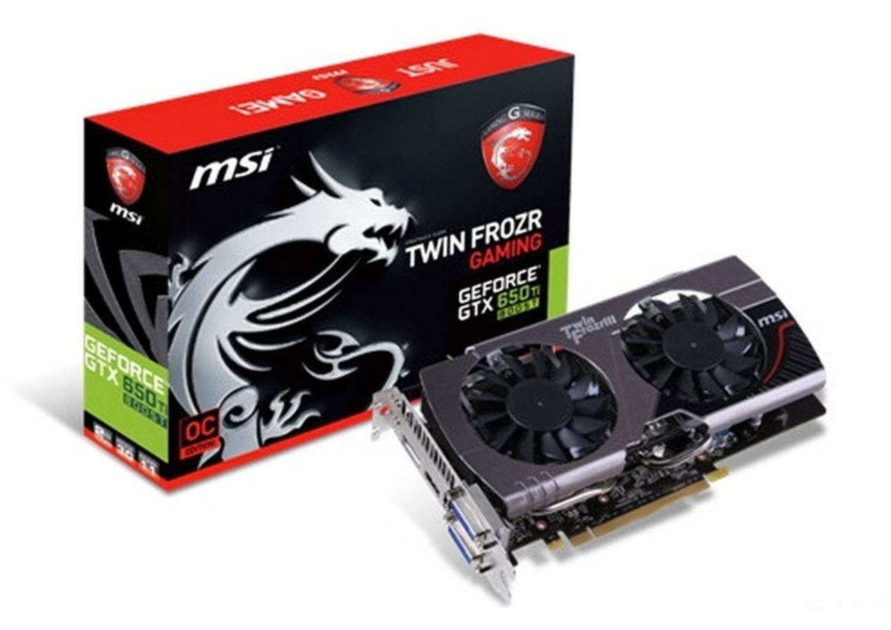 Bilder på MSIs GeForce GTX 650 Ti Boost