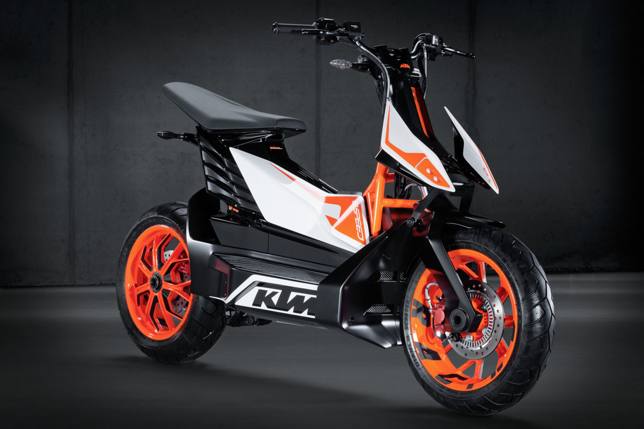 Avskalat och elektriskt från KTM