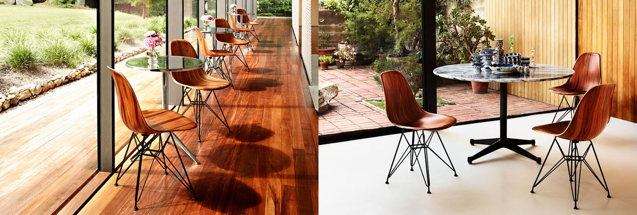 Eames formpressade nu även i trä