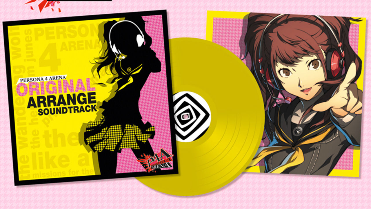 Få med en vinylskiva med Persona 4 Arena