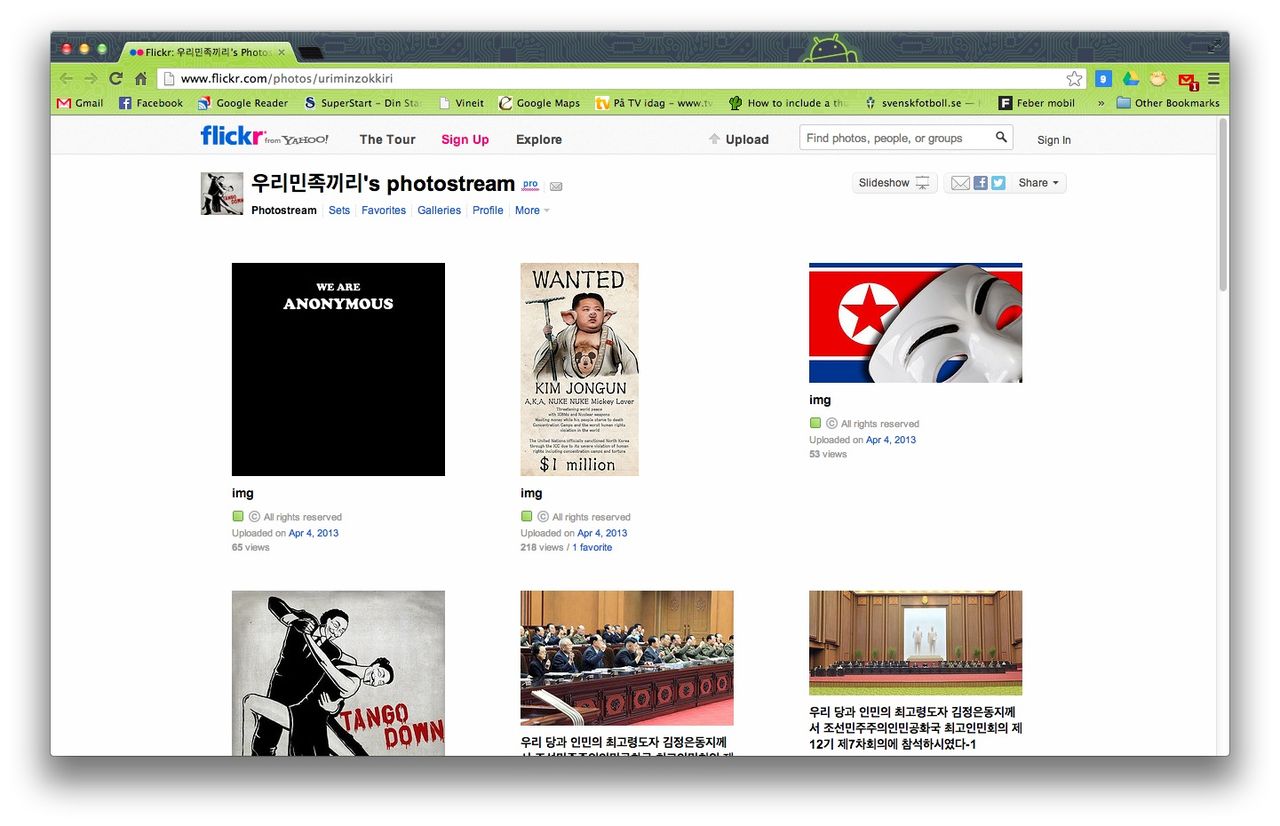 Anonymous hackar Nordkorea