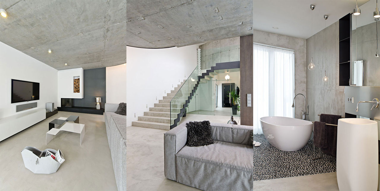 Betong som inredningsmaterial