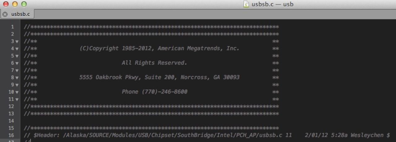 AMI BIOS testsigneringsnyckel läckt via öppen FTP
