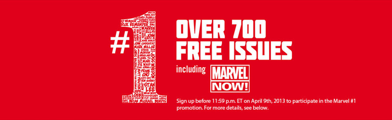 Marvel bjussar på över 700 stycken titlar