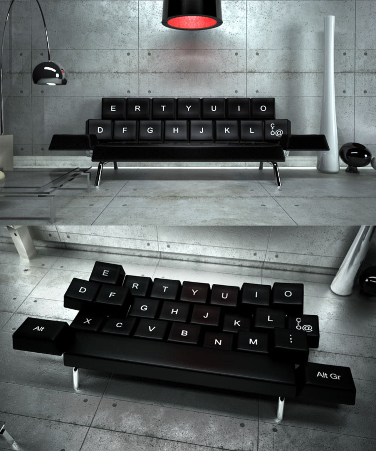 Sitt på tangentbordet