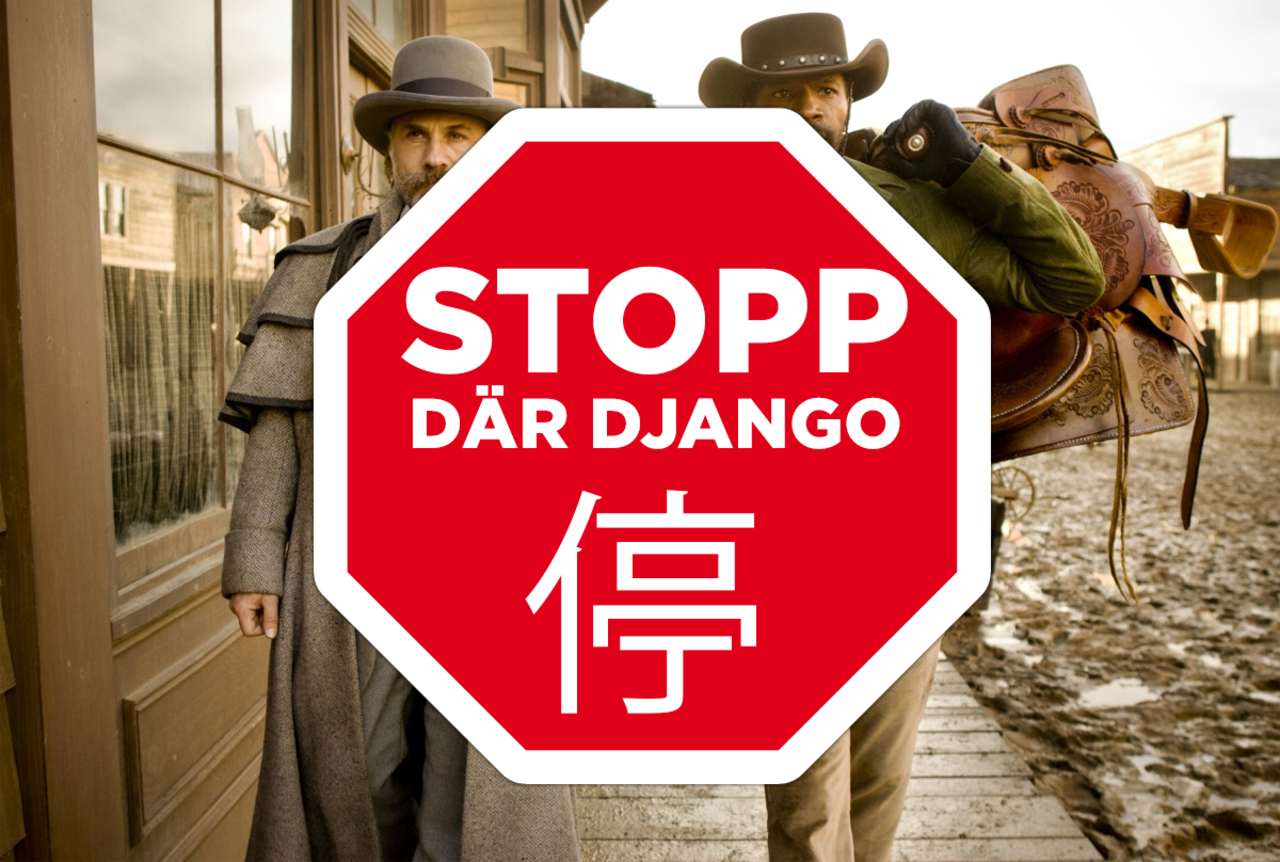 Django Unchained stängdes ner i Kina