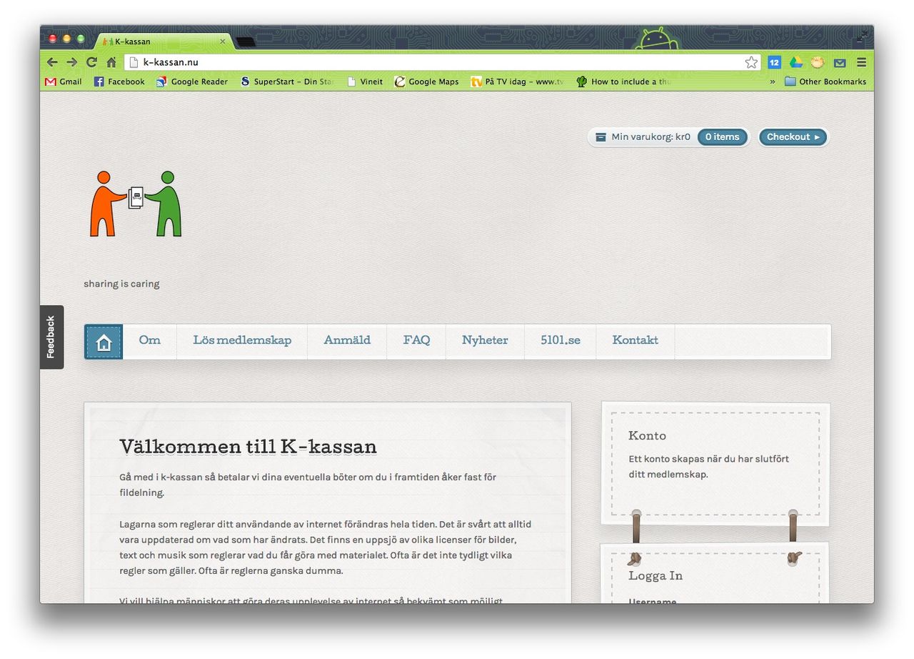 Ung Pirat lanserar K-kassan