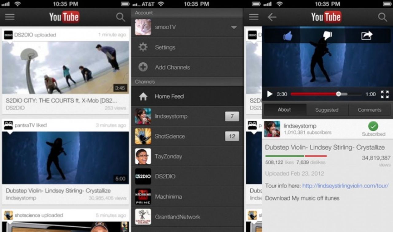 YouTube till iOS uppdaterat