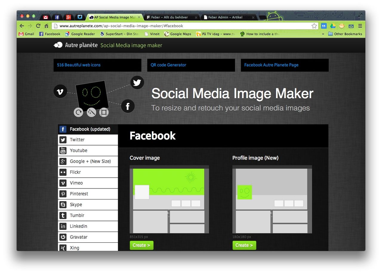 Gör profilbilder och avatarer enkelt