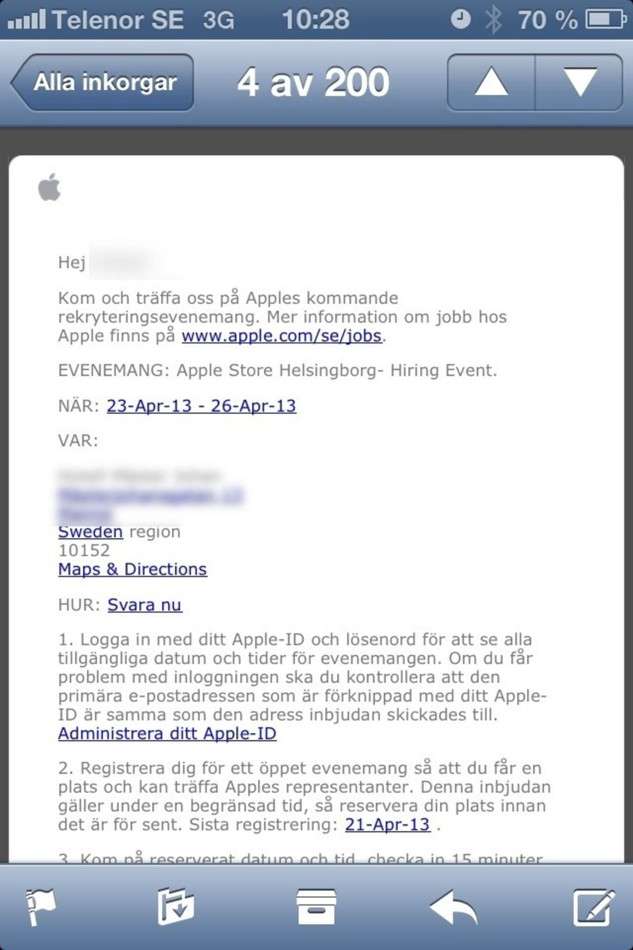 Ny Apple Store i Sverige