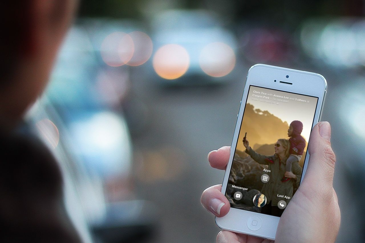 Facebook home på gång för iPhone