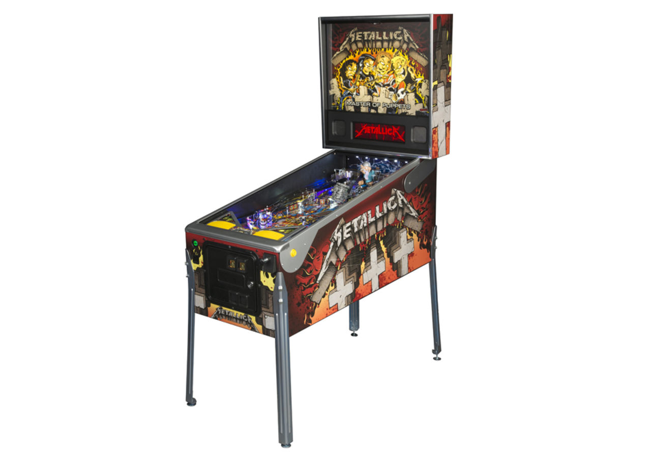 Så här ser Metallicas flipperspel ut