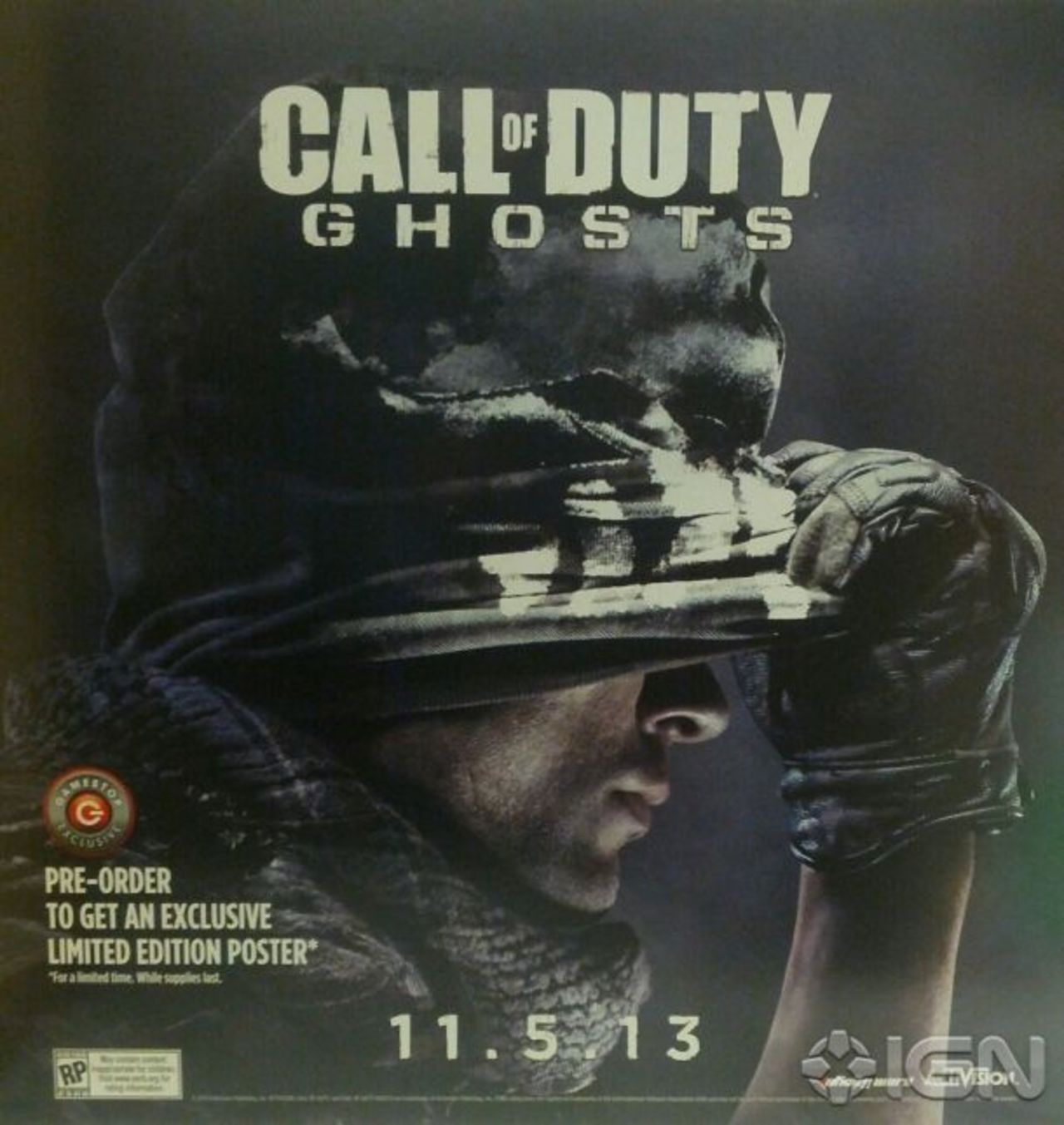 Call of Duty: Ghosts bekräftat via affisch