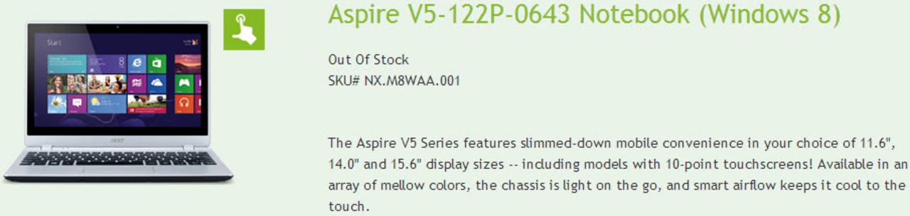 Acer planerar Temash-baserad netbook