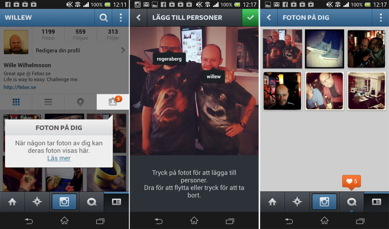 Nu kan du tagga vänner på Instagram-foton