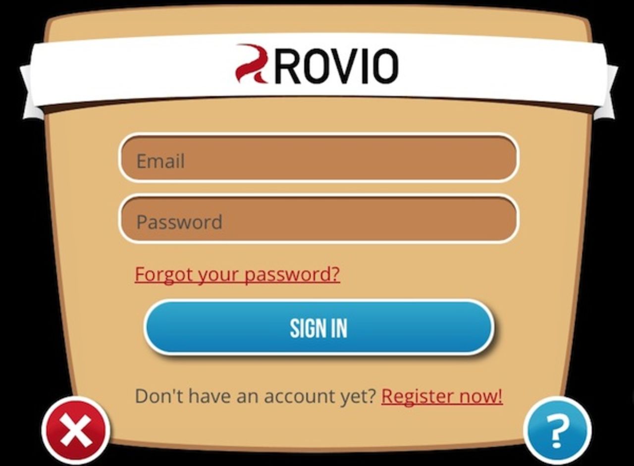 Rovio introducerar Accounts