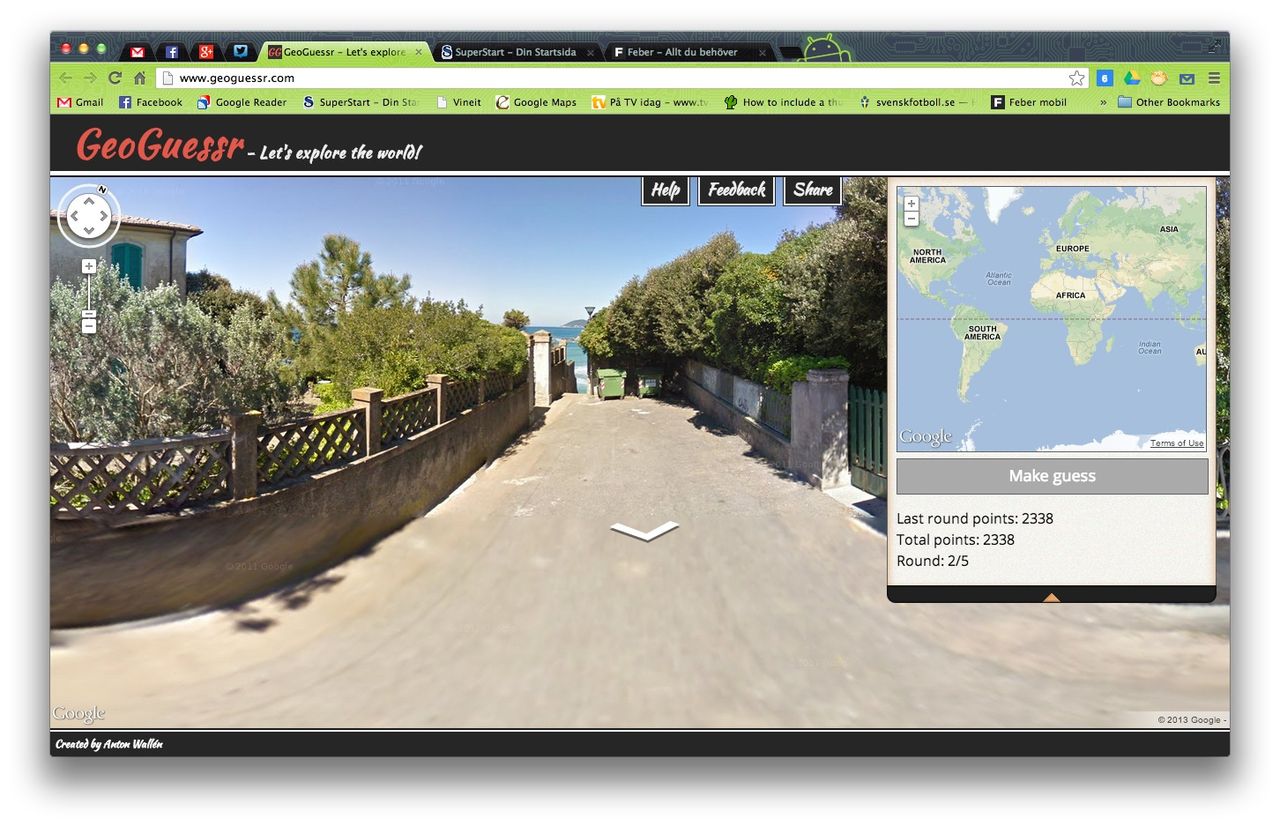 Geoguessr Google Maps