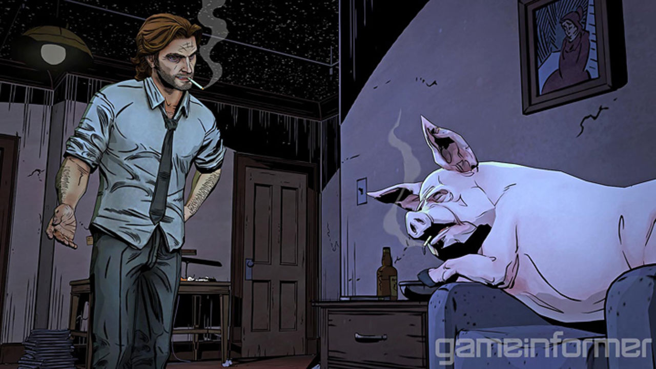 Några bilder från The Wolf Among Us