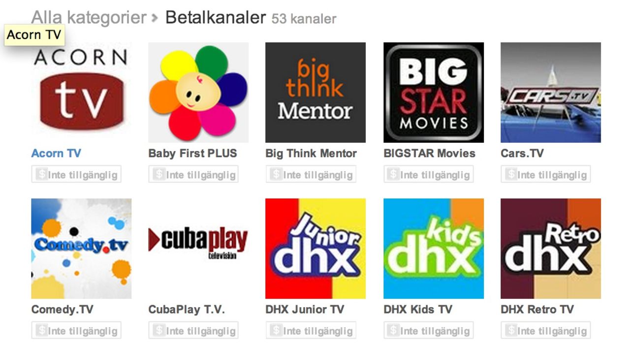 YouTube lanserar betalkanaler