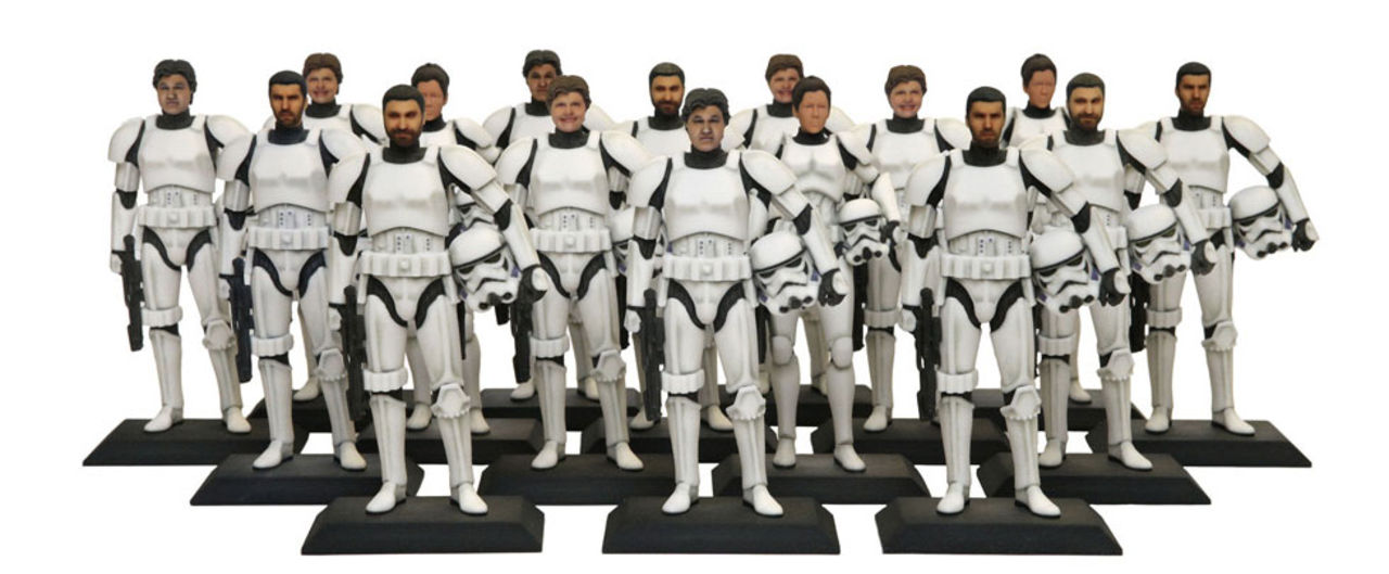 Få ditt huvud på en Stormtrooper