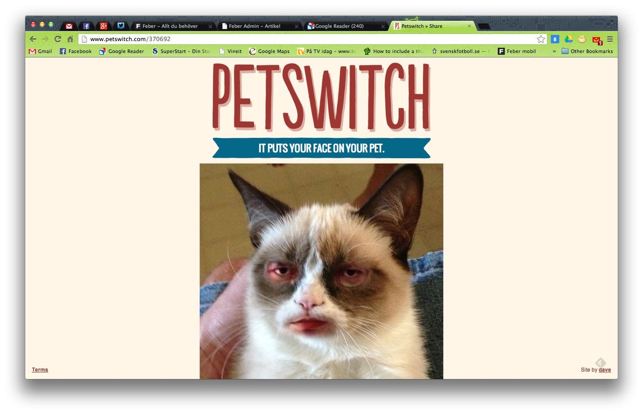 Petswitch - ditt husdjur med dina ögon och mun