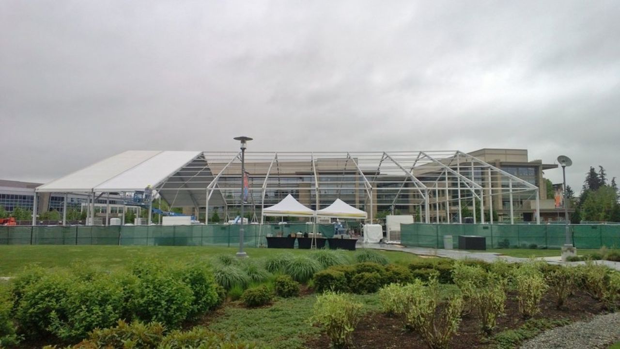 Microsoft bygger ny arena för sitt event i maj