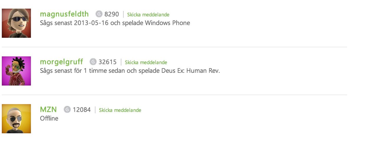 Fler kompisar på Xbox One