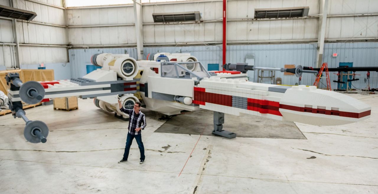 Världens största LEGO-modell. En stor X-Wing | Feber / Pryl