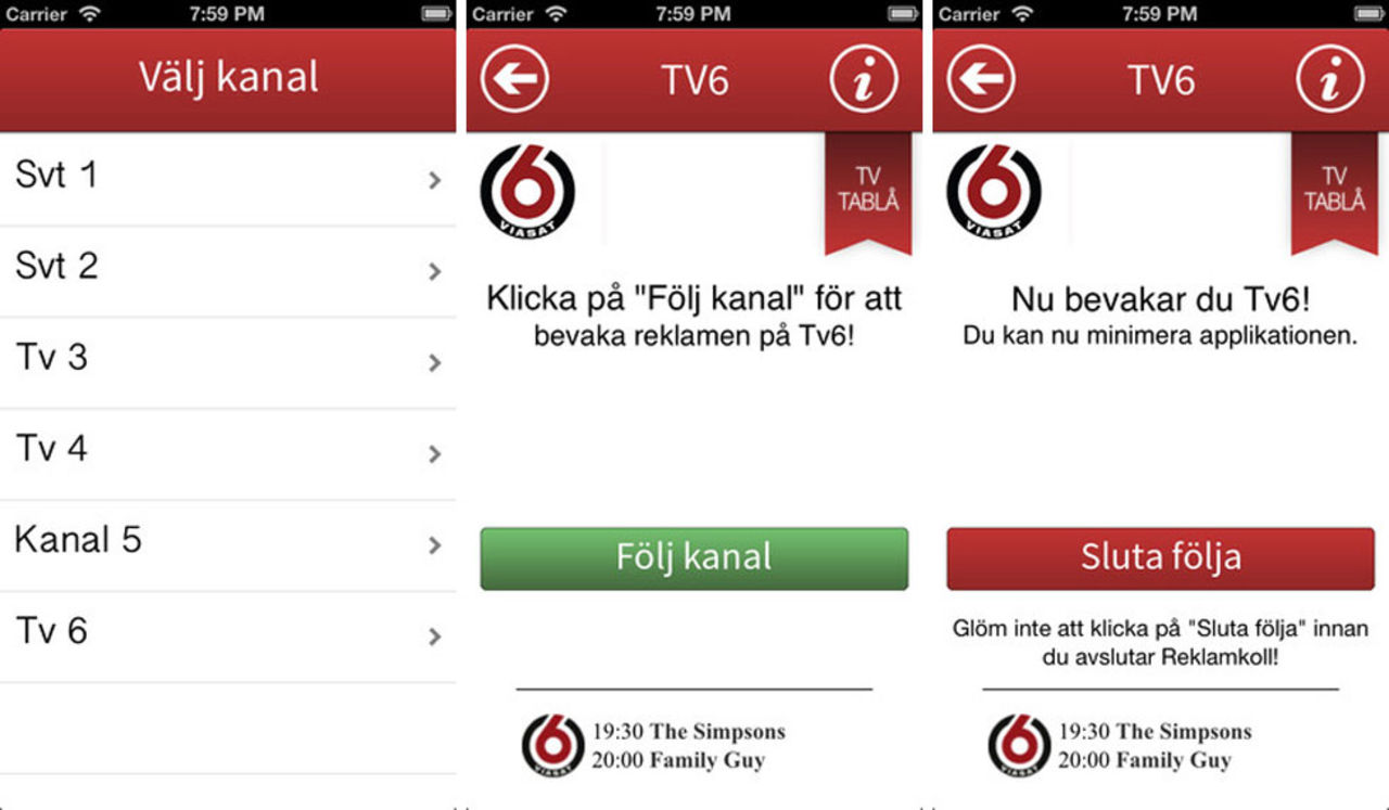 Reklamkoll vet när TV-reklamen slutar