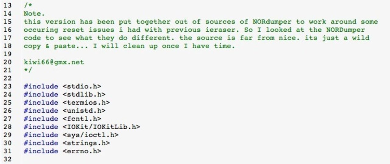 Open Source-upplåsning för iPhone