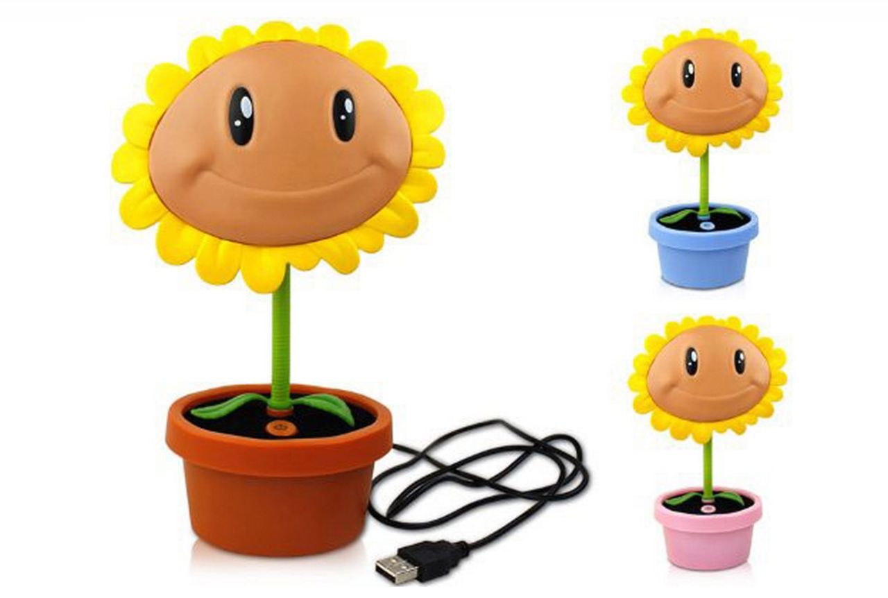 Solros-lampa från Plants vs Zombies