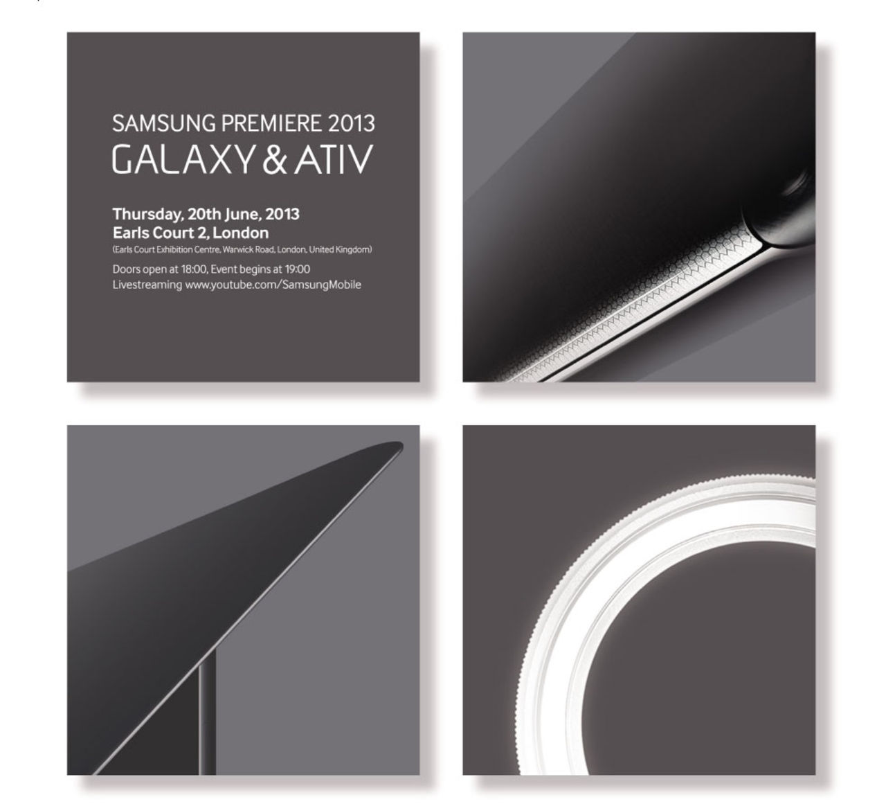 Samsung visar nytt i London 20 juni