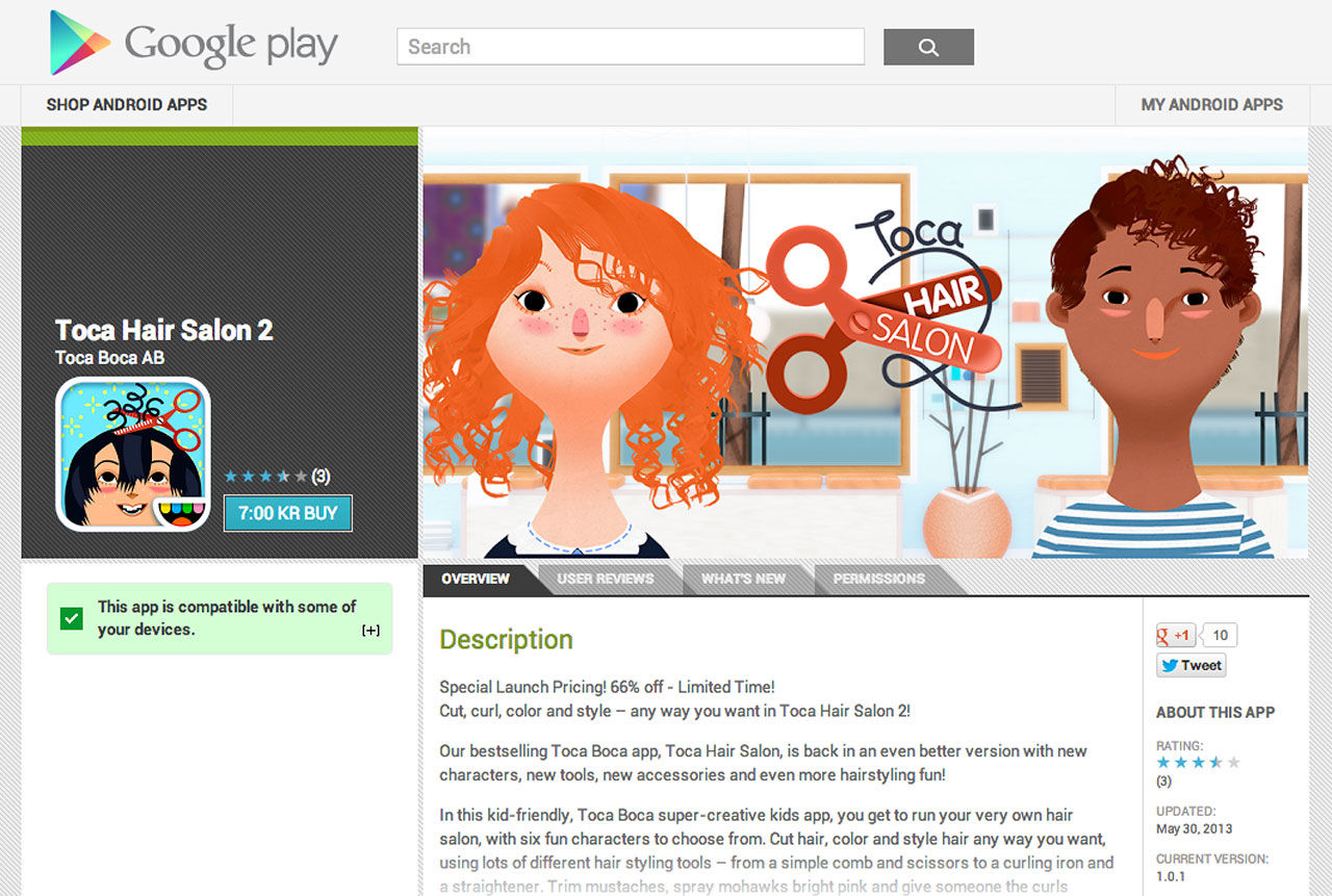 Toca Boca äntligen till Android