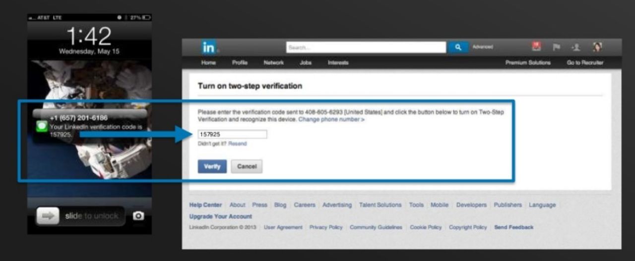 LinkedIn introducerar tvåvägs-autentisering 