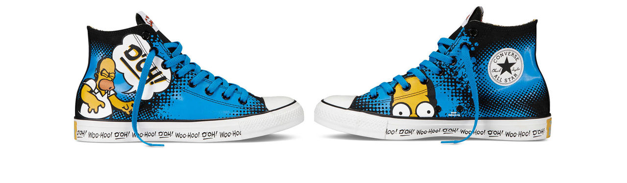 Converse + Simpsons = sant