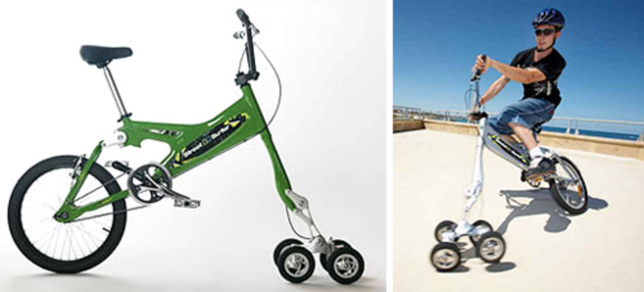 StreetSurfer - en cykel med fem hjul