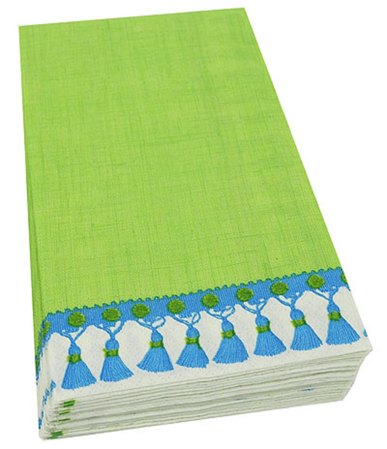 Lyxigt med Tassel Trims gästhanddukar