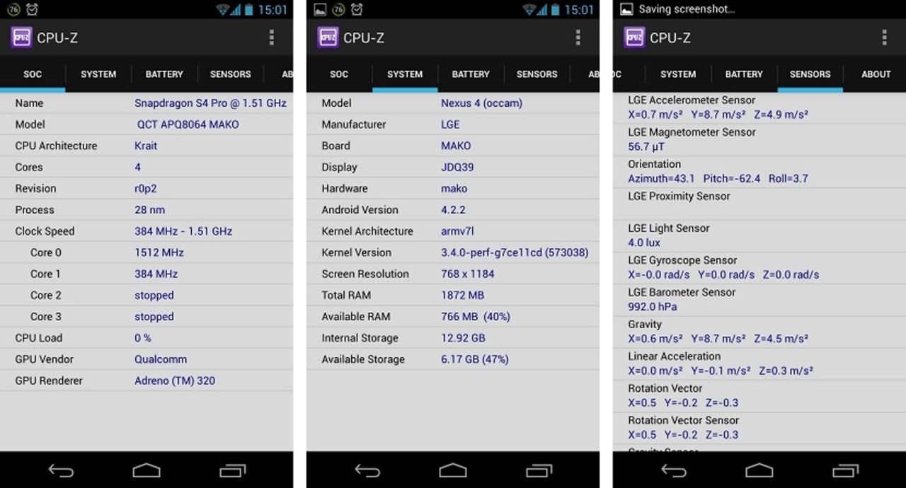 CPU-Z till Android