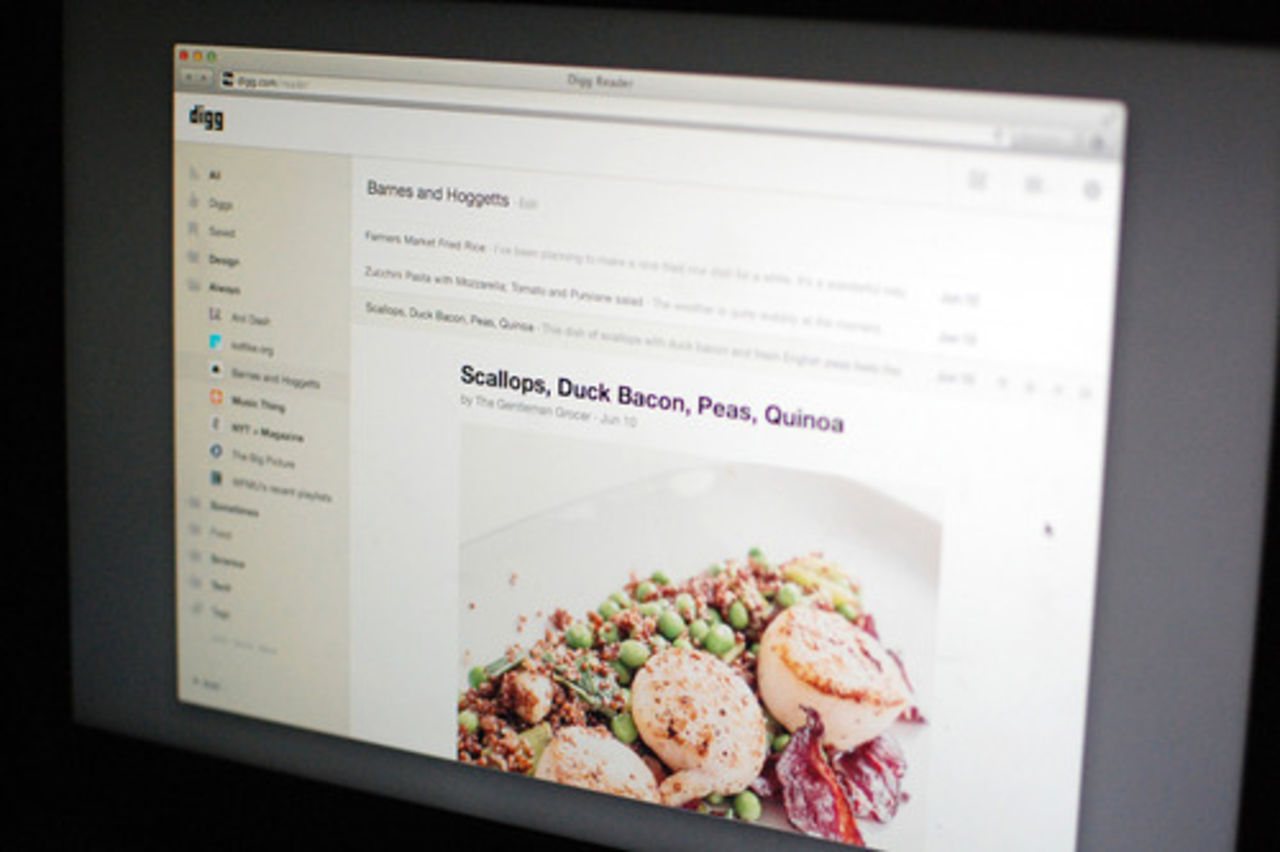 Digg lanserar sin RSS-läsare