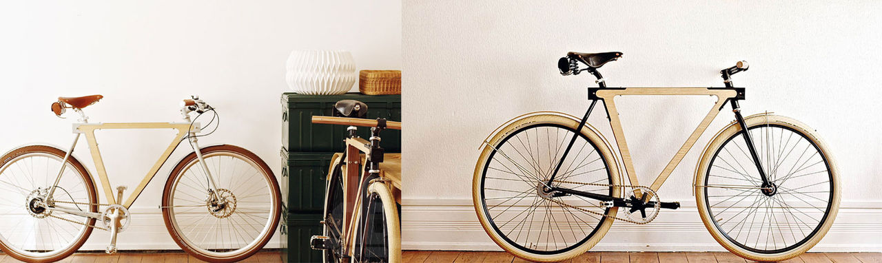 Cyklar med träinslag