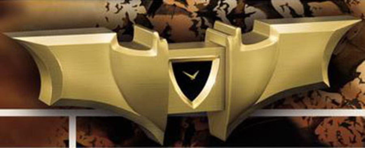 En bordsklocka för Batman-fans