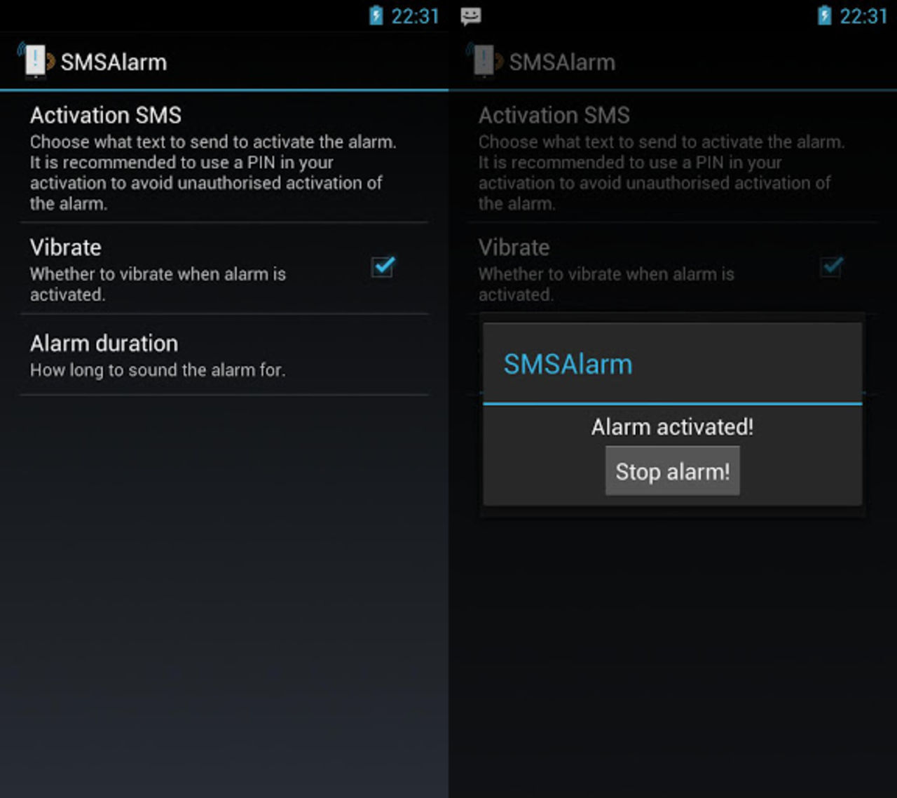 SMS Alarm gör det lättare att hitta sin borttappade telefon