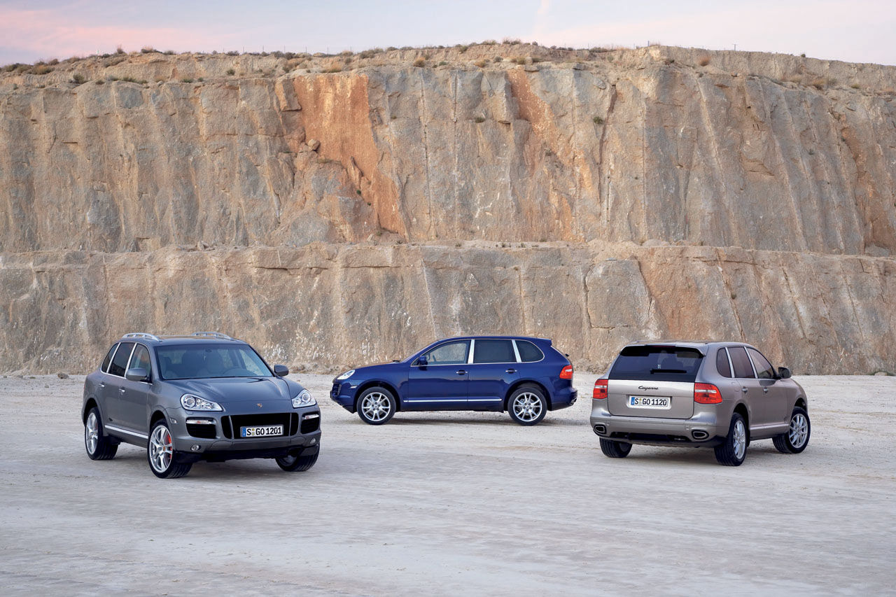 Faceliftade Porsche Cayenne