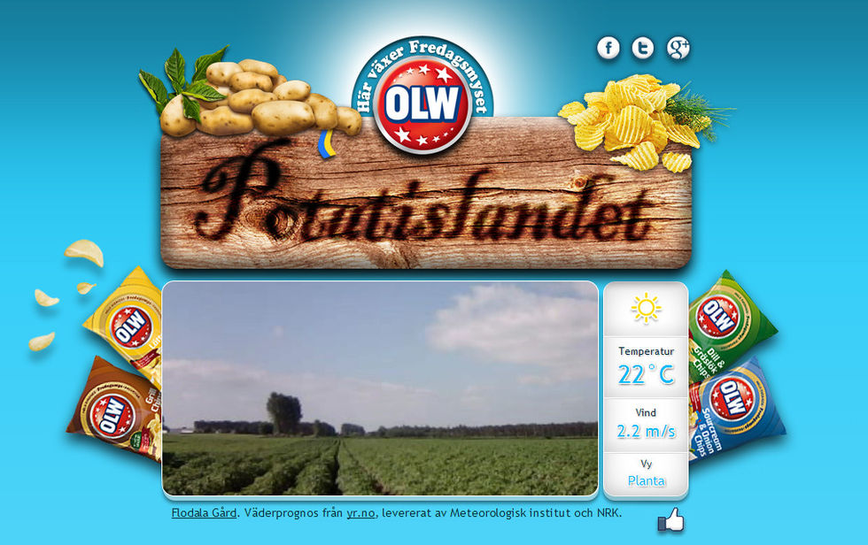 OLW:s potatis får lite air-time