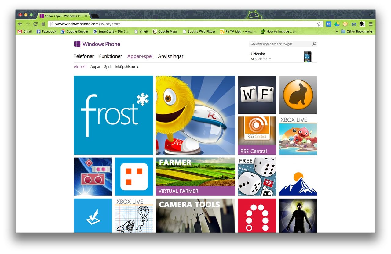 Nu finns det 160 000 appar till Windows Phone