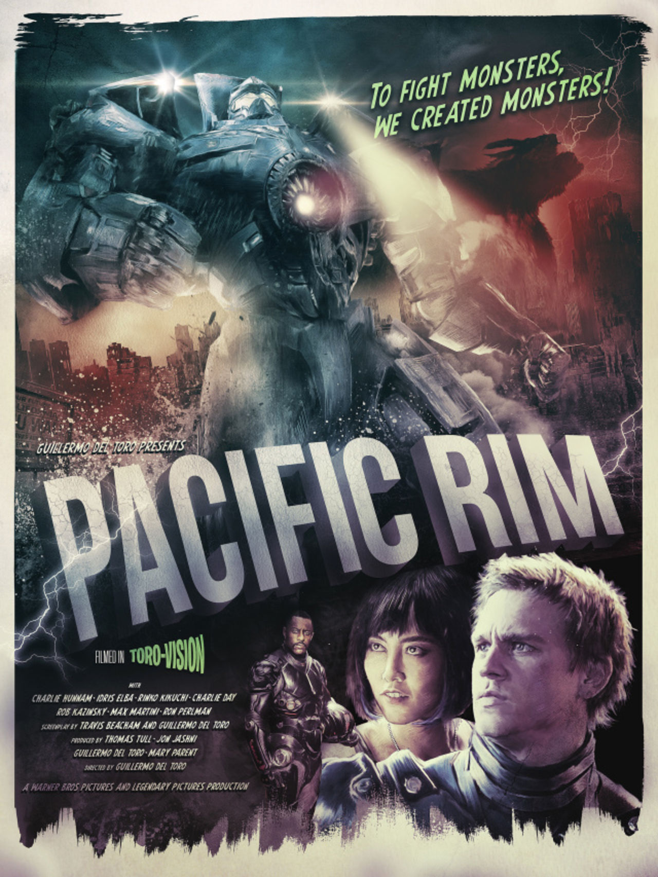 En samling snygga Pacific Rim-posters