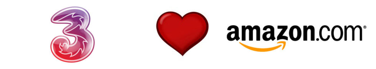 3 inleder samarbete med Amazon