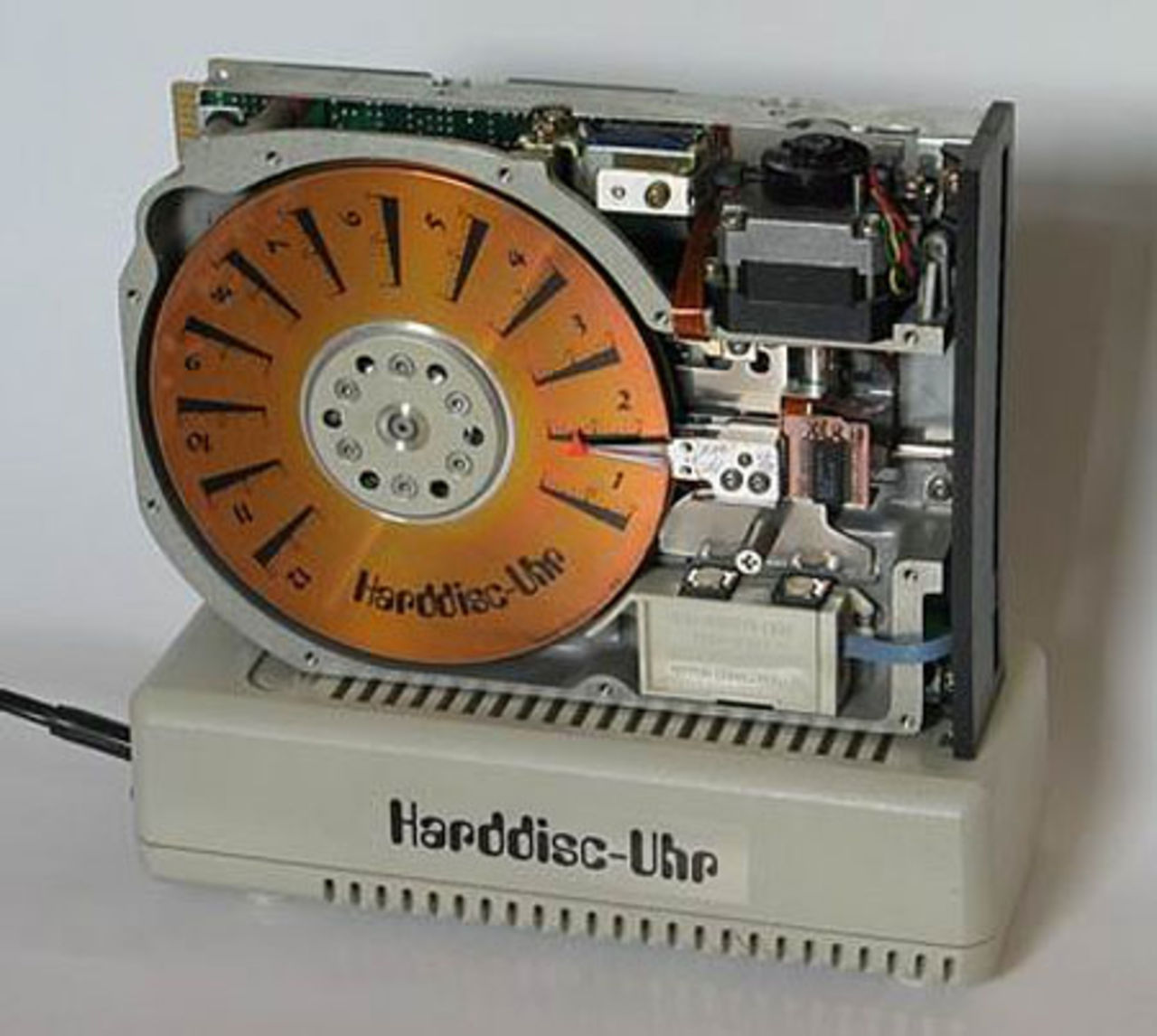 Klocka av en hårddisk